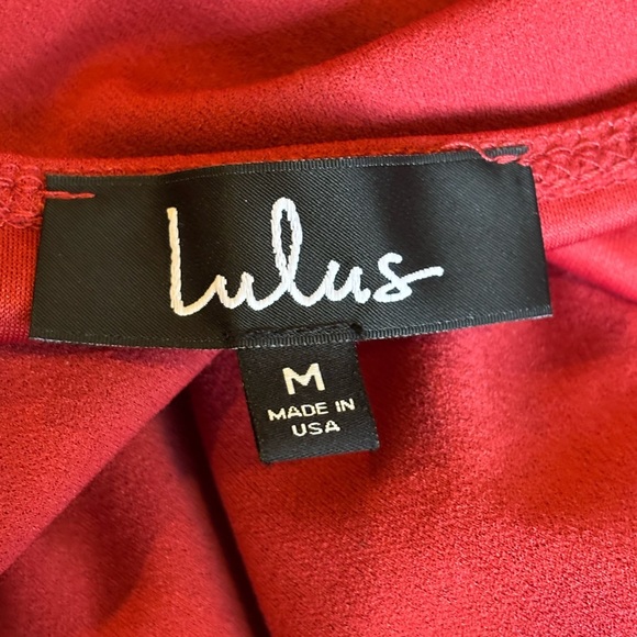 NWT Lulus “Forever Your Girl” Red Bodycon Dress, Size Medium ✨✨✨ - Picture 6 of 8